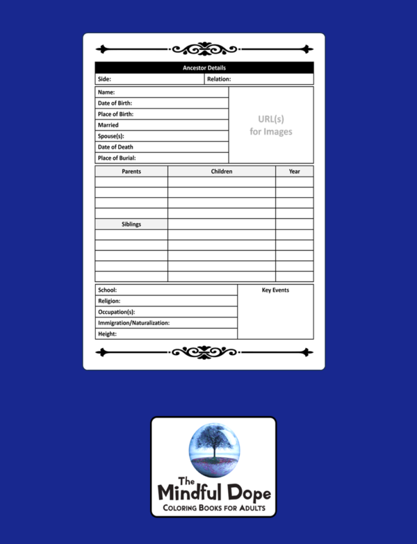 Genealogy Organizer Workbook - Image 2