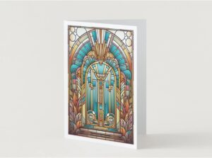 Art Deco Doors - Card
