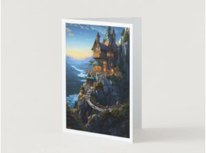 Mountaintop Retreat I - Card