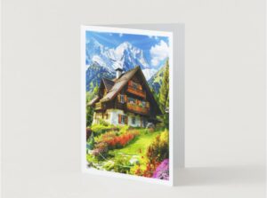 Swiss Chalets - Card