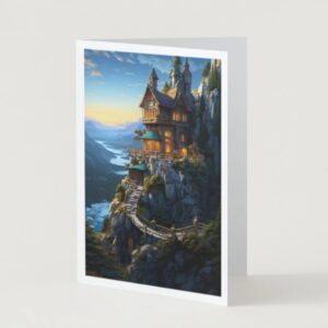 Mountaintop Retreat I - Card