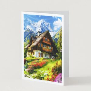 Swiss Chalets - Card