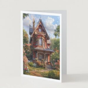 Victorian Cottages I - Card
